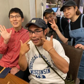 ザ・プラン９の浅越ゴエさんとロッチの中岡創一さんが来店して…